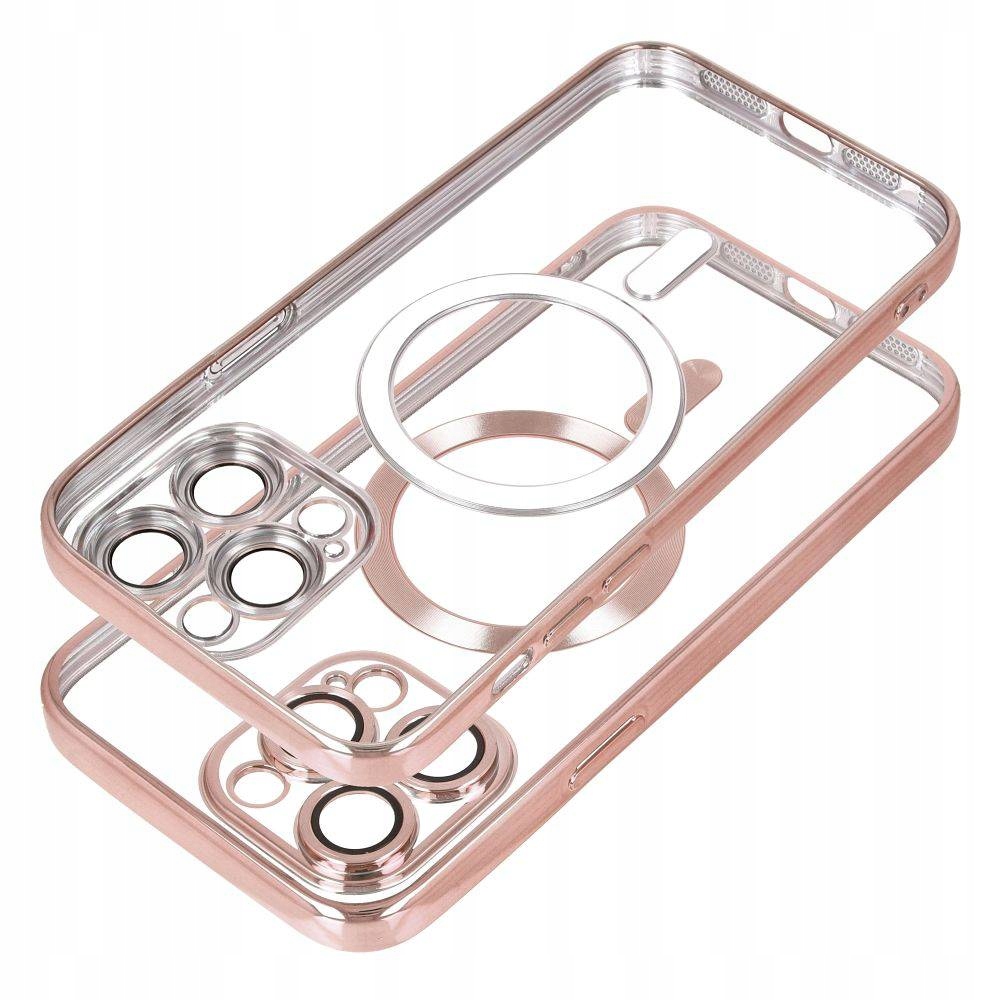 Etui Electro Mag Cover Kompatybilny do Magsafe Do Iphone Se 2025 Brązowy