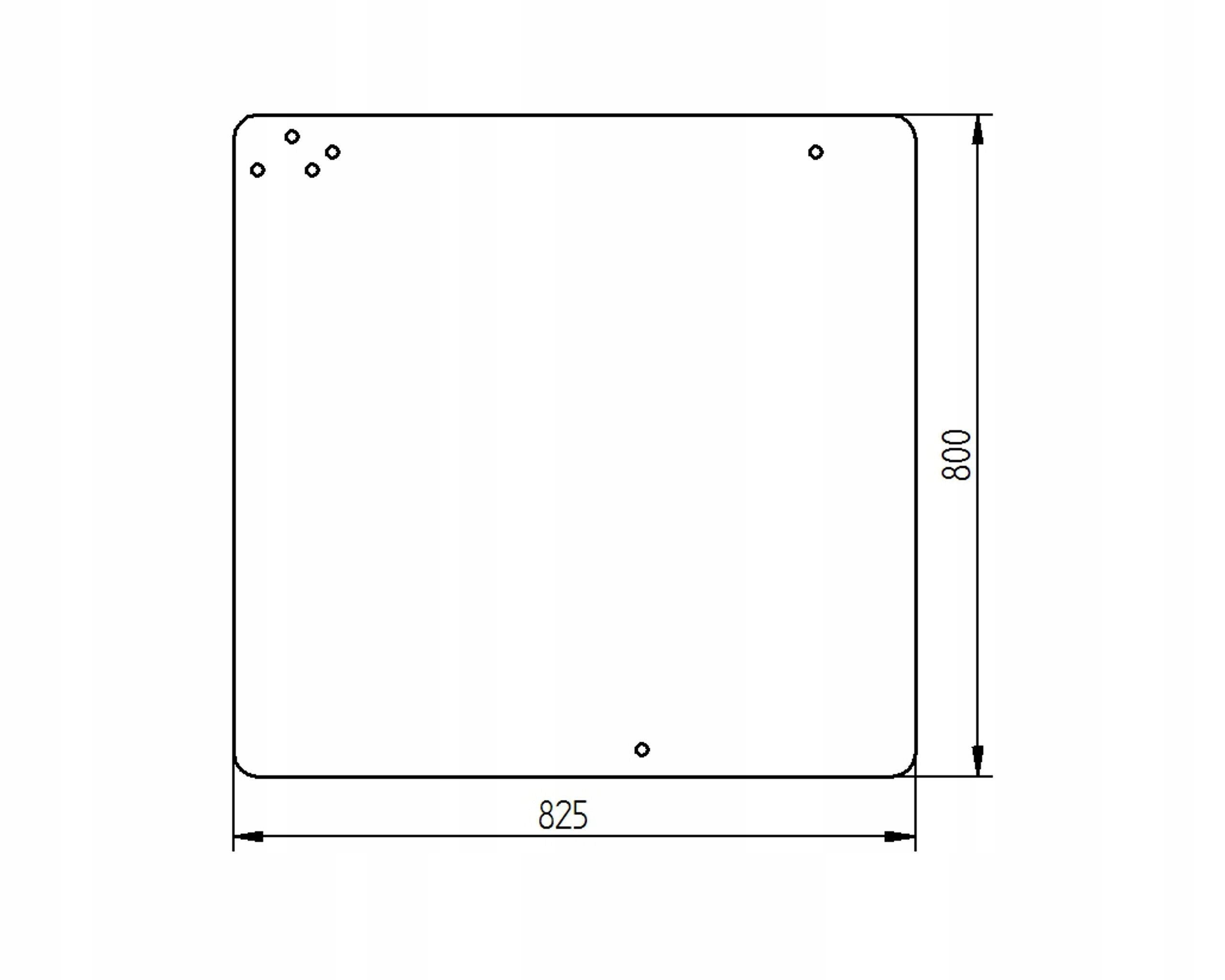 sklo nabíječka Merlo přední 044197