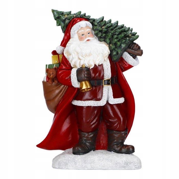 Merry Moments Christmas Svätý Mikuláš s Led vianočným stromčekom