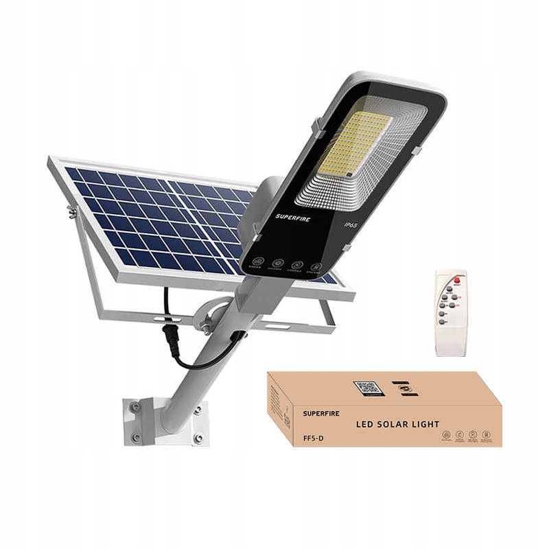 Solárna lampa Superfire FF5-D, 486 W, 1400 lm, 20000 mAh
