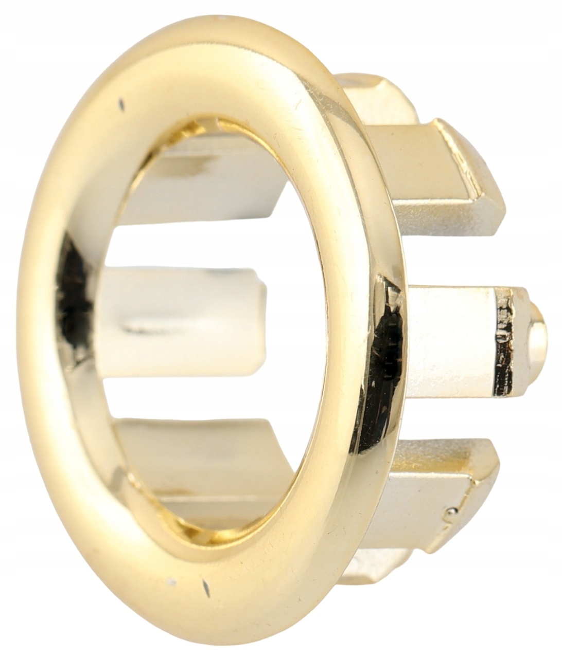 

Osłonka zatyczka przelewu umywalki złota 25