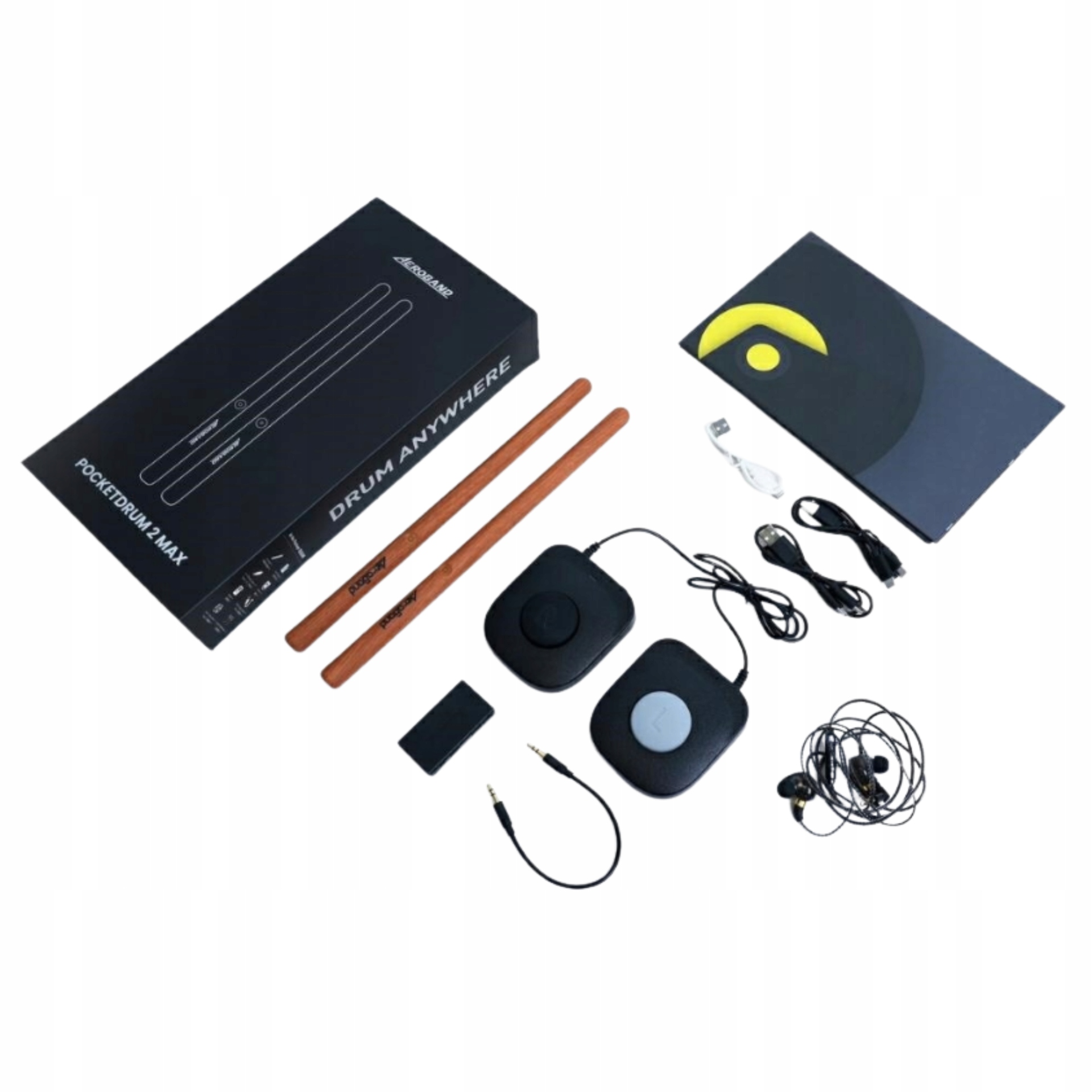 Elektronické bicí Aeroband PocketDrum 2 Max – mobilní a přenosné