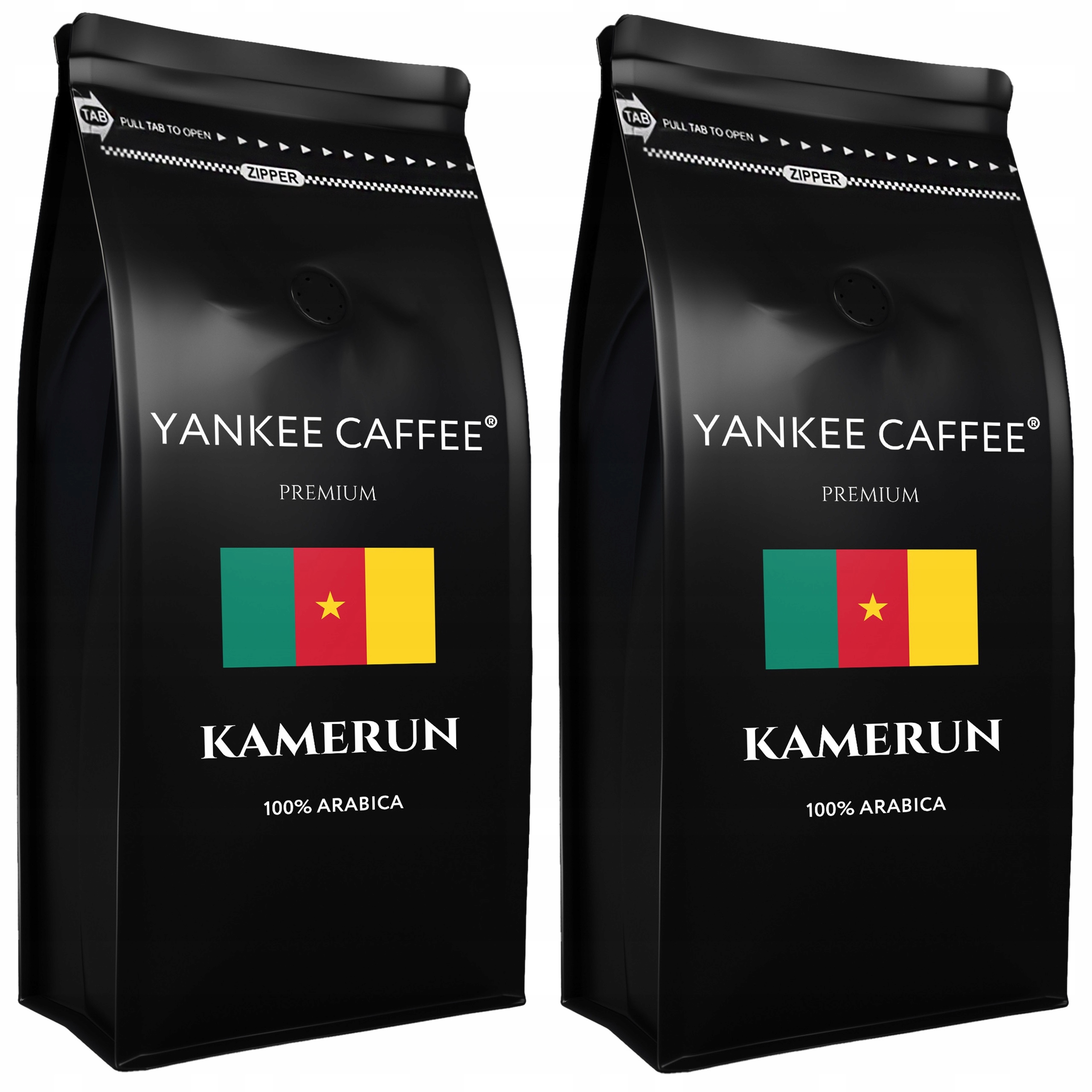 Levně Káva zrnková 2x1kg 100% Arabica čerstvě pražená Kamerun do kávovaru