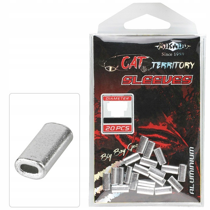 Tulejka Zaciskowa Mikado Aluminiowa rozm. 1.2mm 20szt.