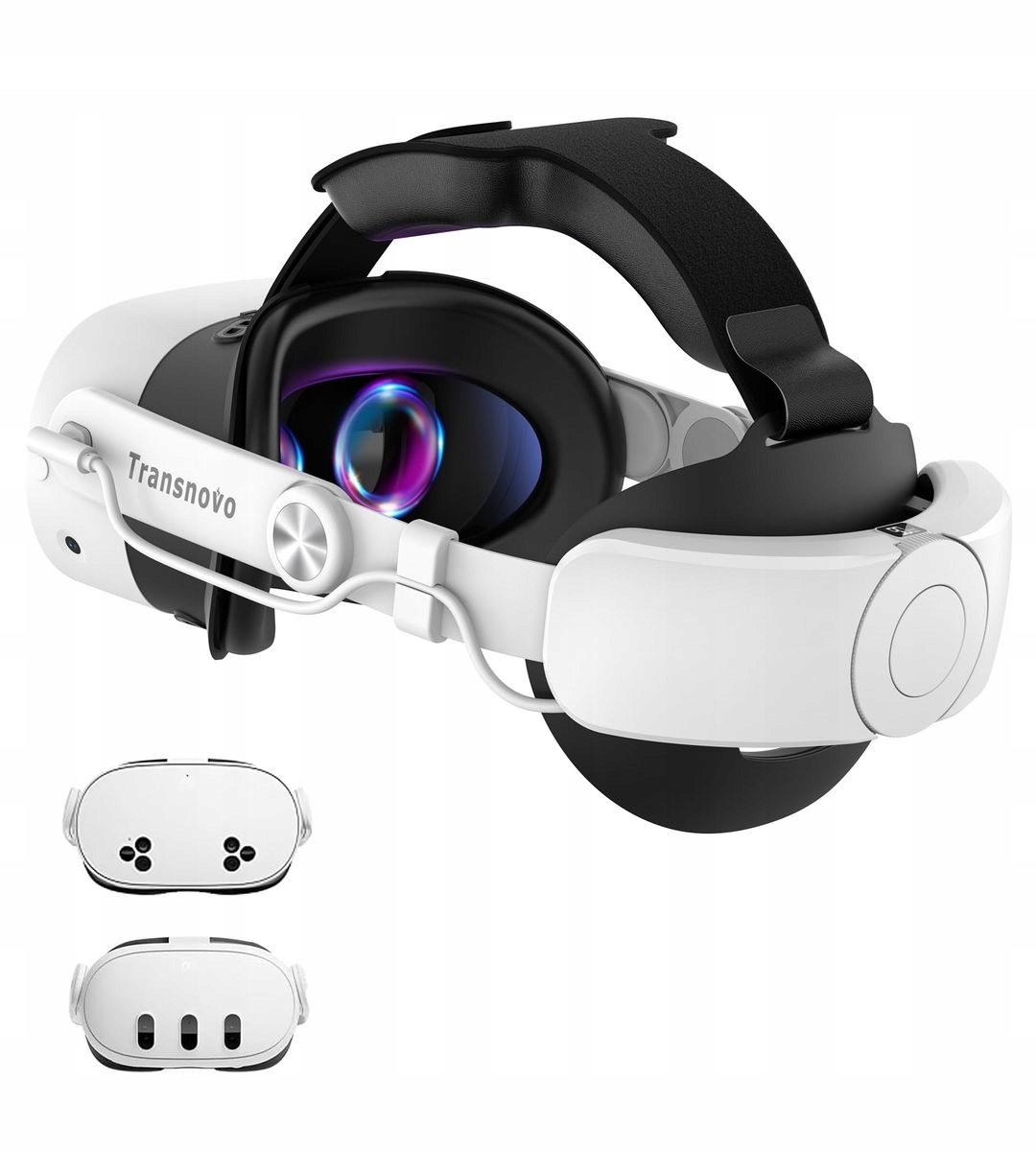 Pasek Transnovo Vr Baterią do Oculus MetaQuest 3/3S Elit Powerbank