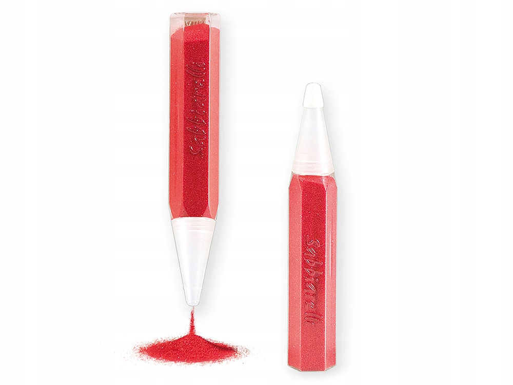 Czerwony piasek do kolorowania SABBIARELLI