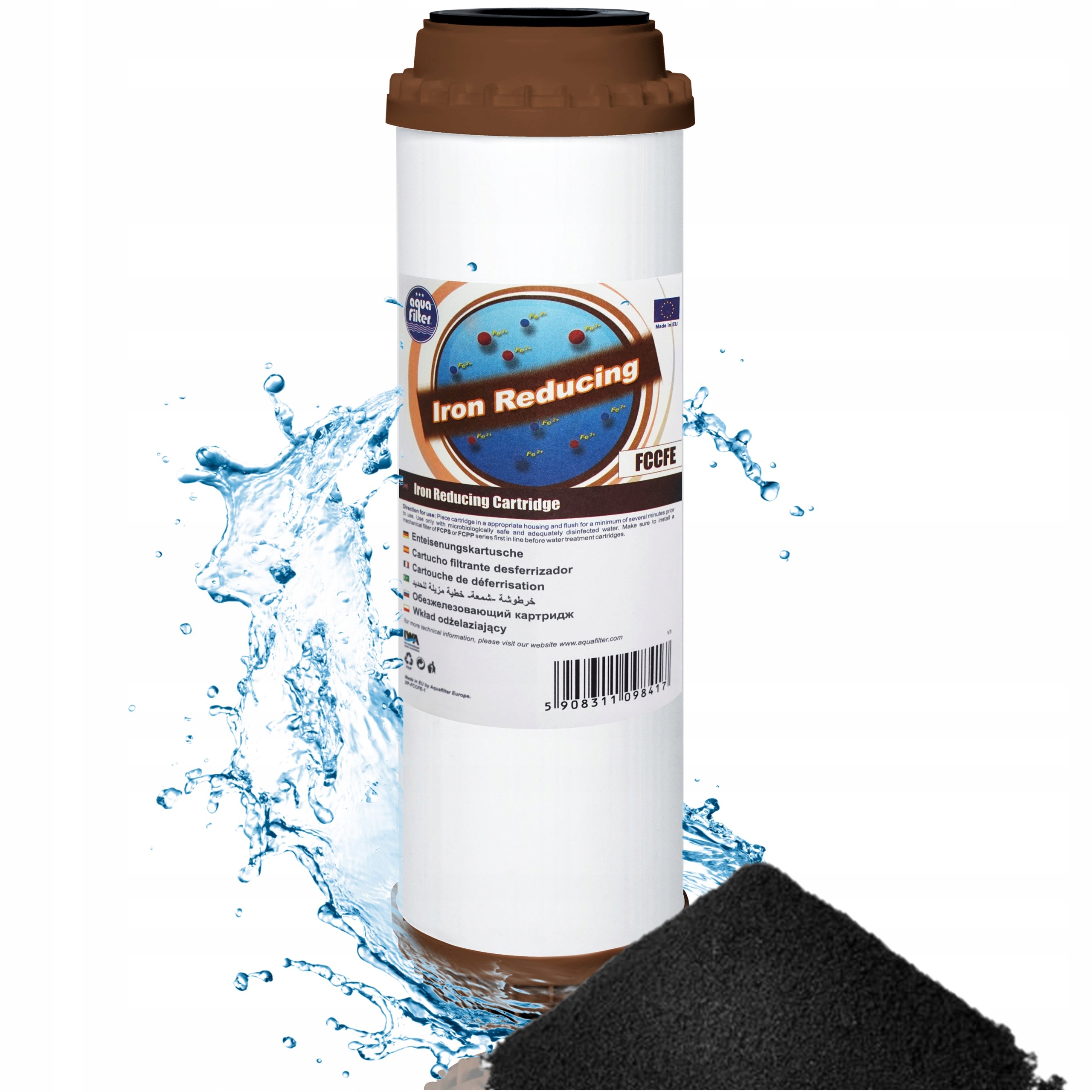 Fccfe Aquafilter Filtr Wody Wkład Odżelaziający 10" Odżelaziacz Wody Mangan
