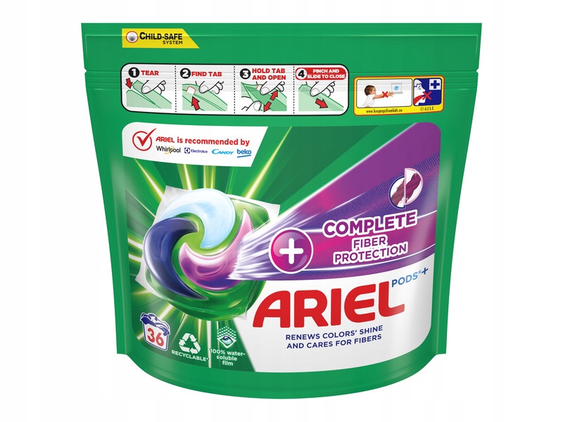 

Kapsułki do prania Ariel Complete Fiber Protection