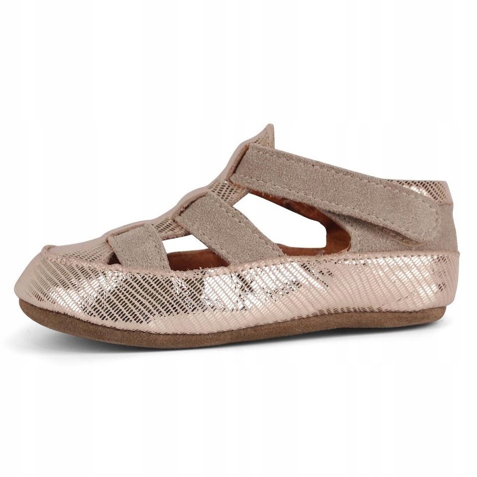 Pantofle Ze Skóry Naturalnej Kapcie Obex Isla Barefoot Classic R.24