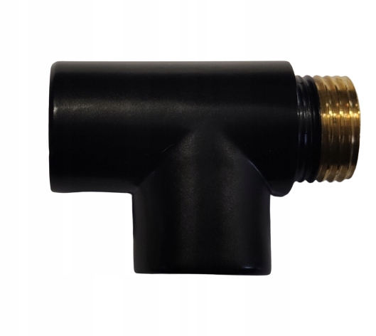 

Trójnik Do Grzałki Łazienkowej 1/2" Czarny