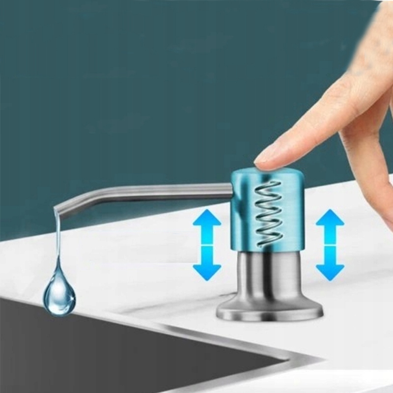 Dozownik do mydła do plynu do zlewozmywaka Szerokość pojemnika 1 cm