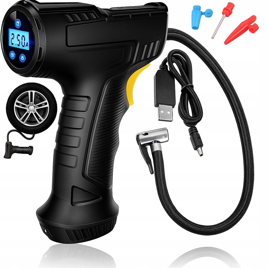 Kompresor bezprzewodowy Anytech CZK-3665 12V przenośny 10 bar