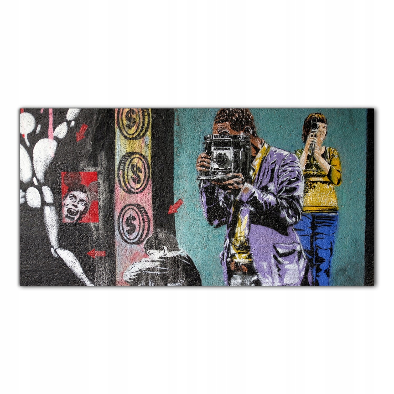 

Obraz na szkle Foto Graffiti Miasto Sztuka 140x70