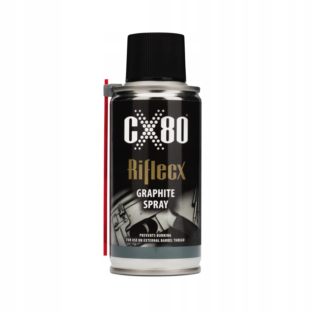 Smar grafitowy do czyszczenia i konserwacji broni CX80 Riflecx 150 ml spray