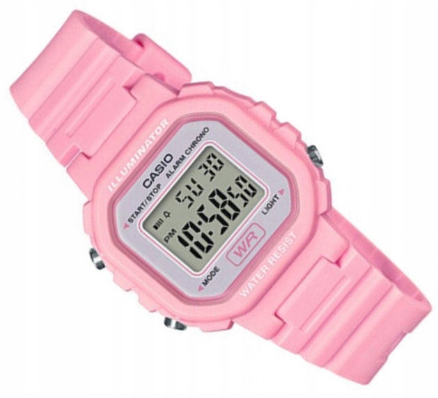 Sportovní Dětské Růžové Hodinky Casio LA-20WH
