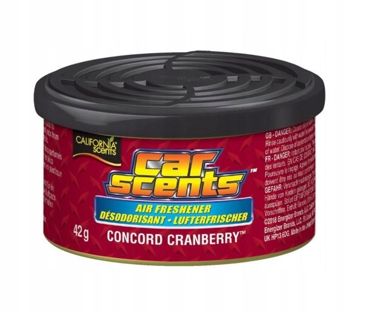 

Zapach California Car Scents Concord Cranberry