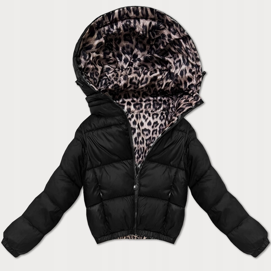 Pikovaná Bunda Kapuce 6001 Černá L (40)