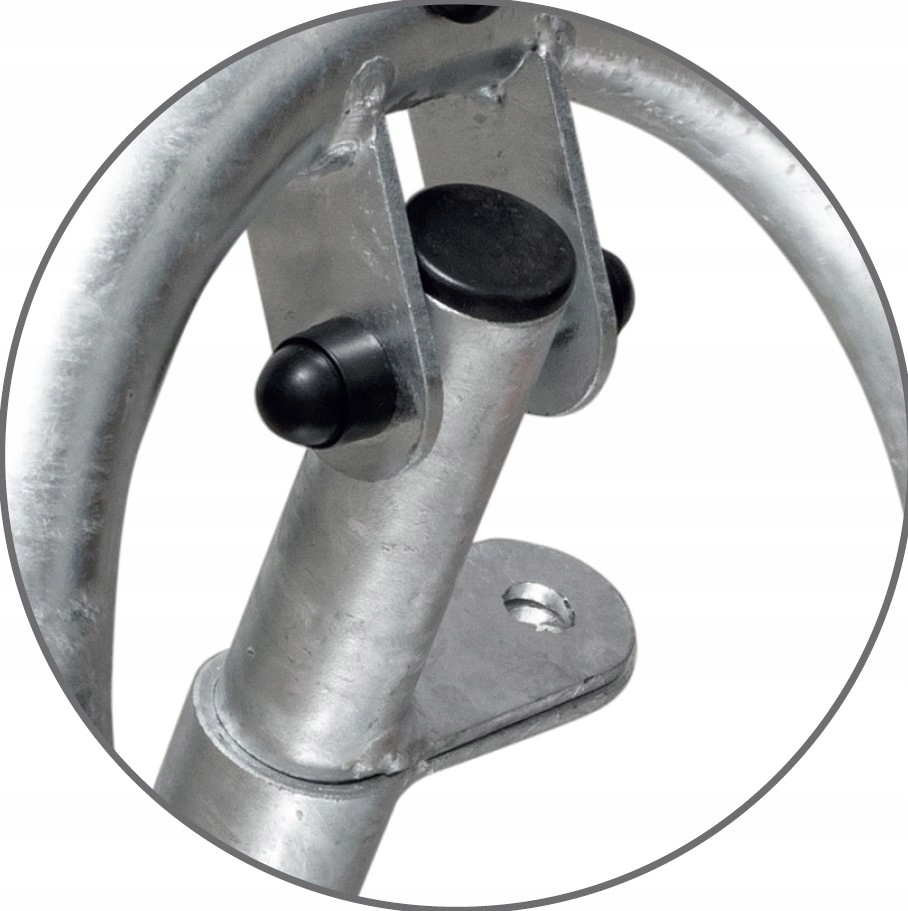 BLOKADA ZAPORA PARKINGOWA STALOWA NA KŁÓDKĘ SOLIDNA PRODUCENT CERTYFIKAT Producent inny