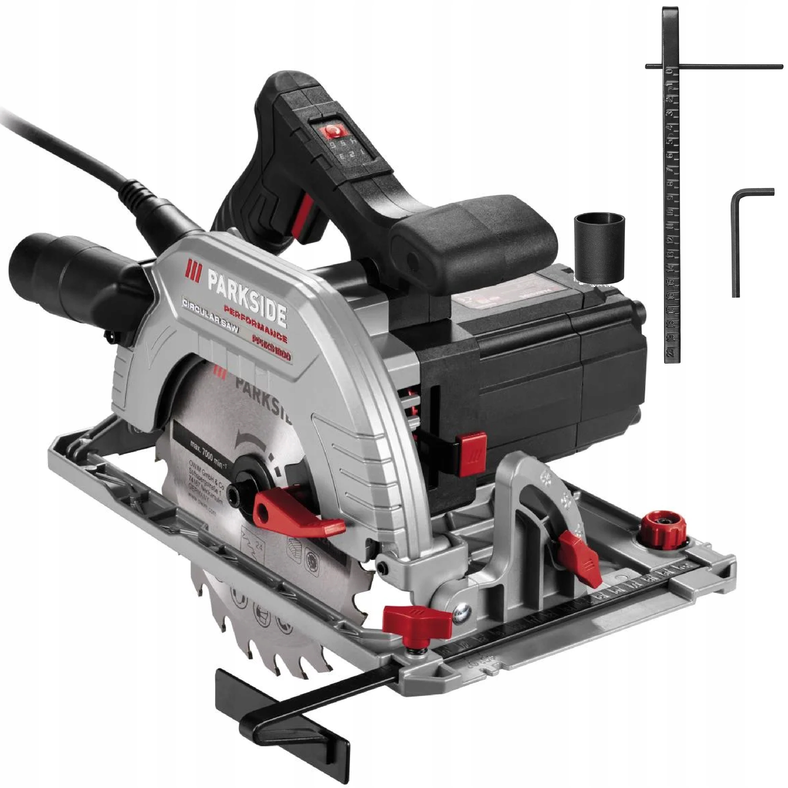 Kotoučová pila Parkside Performance ruční pila 190 mm Pphksa 1800W Nová