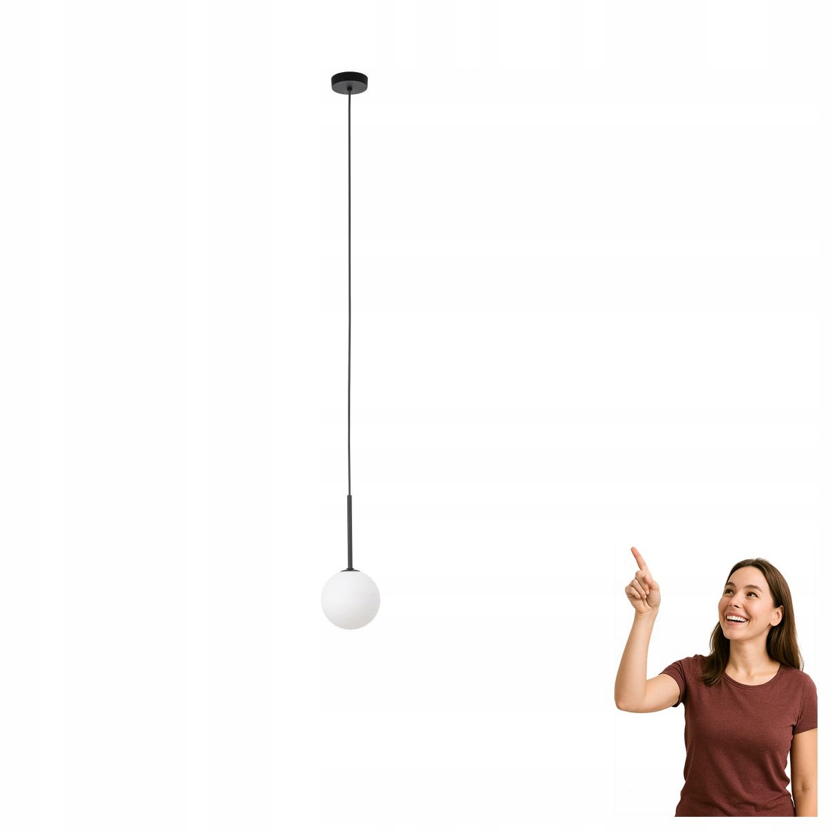 Závěsná lampa Martin Černobílá 4502 Tk Lighting