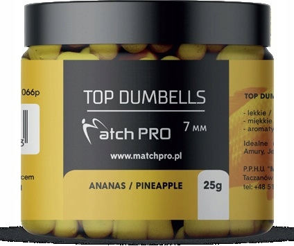 Dumbells Ananas 7mm 25g Match Pro
