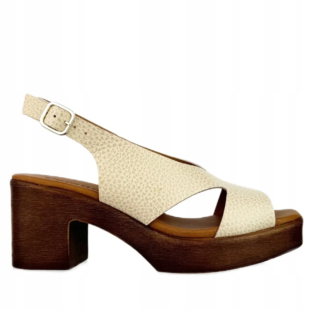 Dámské sandály Verano 5628 beige grab 37, Béžová