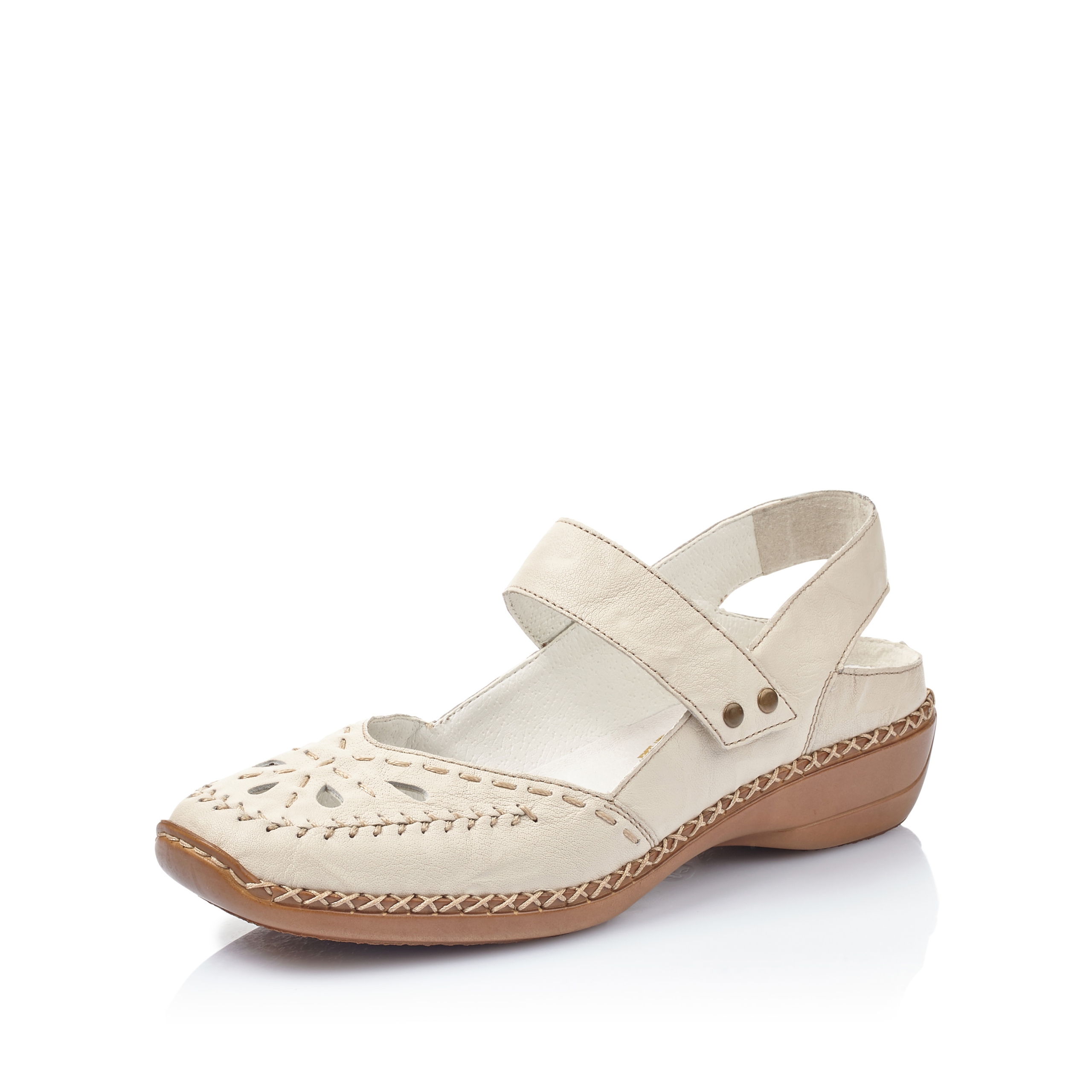 Rieker Antistress Dámské Sandály Zakryté Prsty Kožené 41391-60 vel. 42