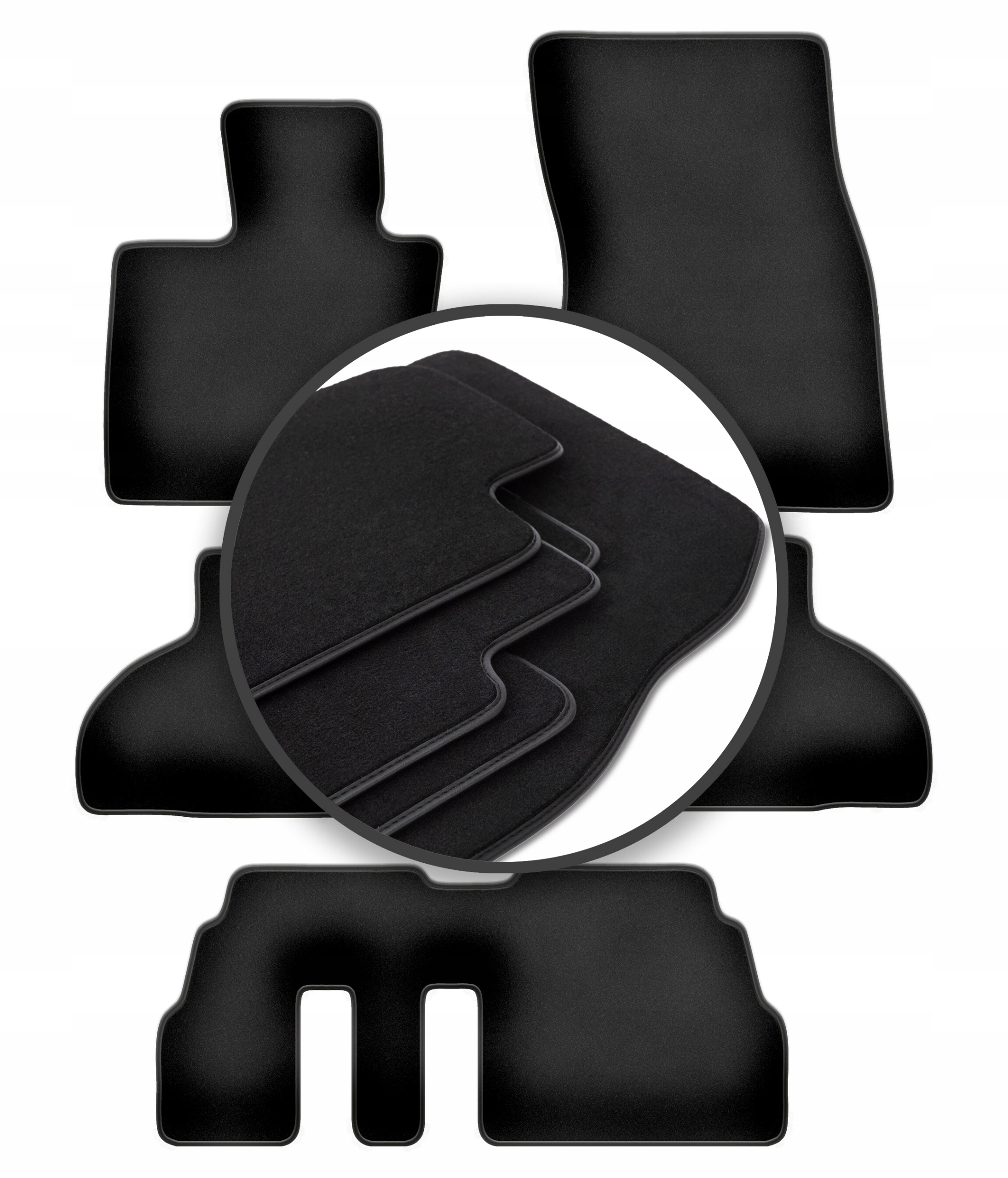 Prémiové autokoberce pre: Bmw X5 F15 7 osôb (2013-)