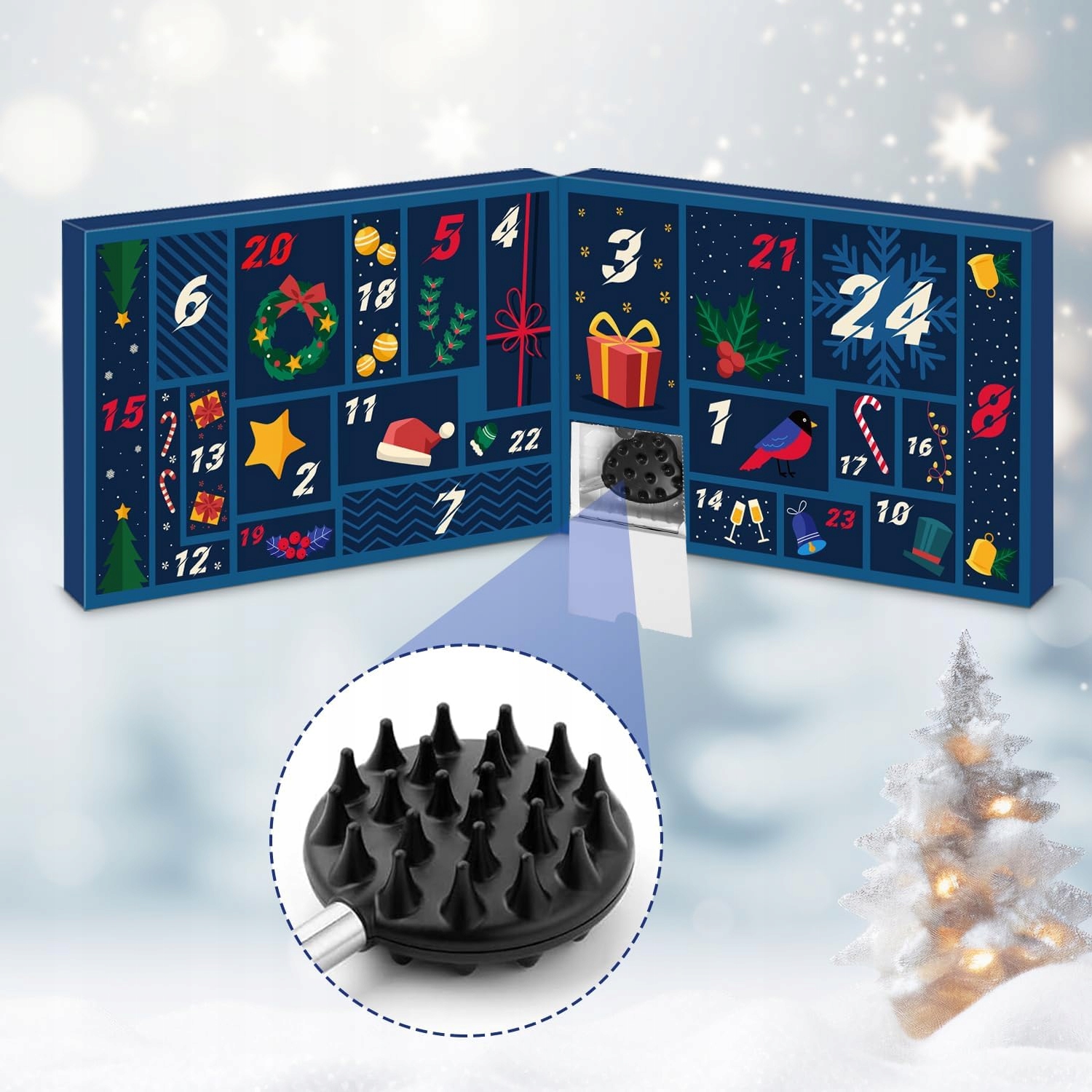 Adventní Kalendář Pro Muže Akcesoria 24 Okének Odpočítávání Svátků
