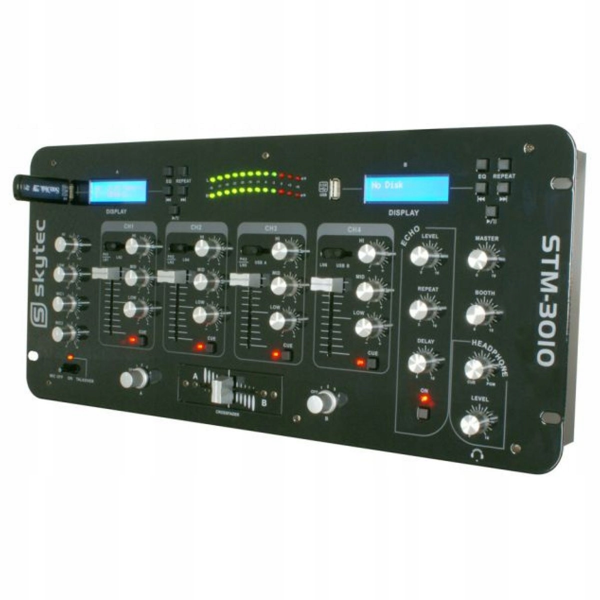 Skytec STM-3010, 4-kanálový mixážní pult s USB/MP3