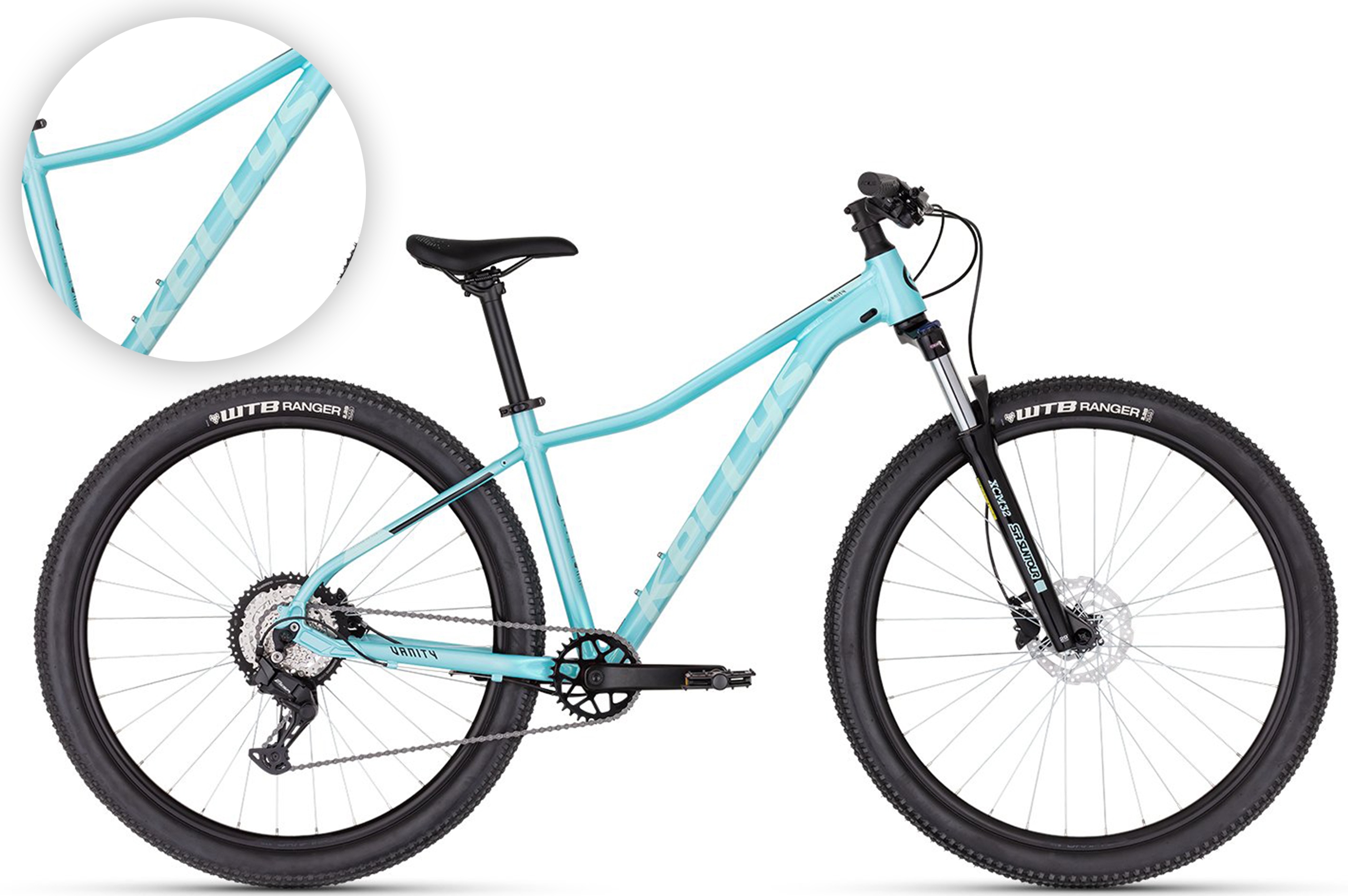 Rower 27.5" Mtb Kellys Vanity X50 rama M 41 cm Sky Blue niebieski R26
