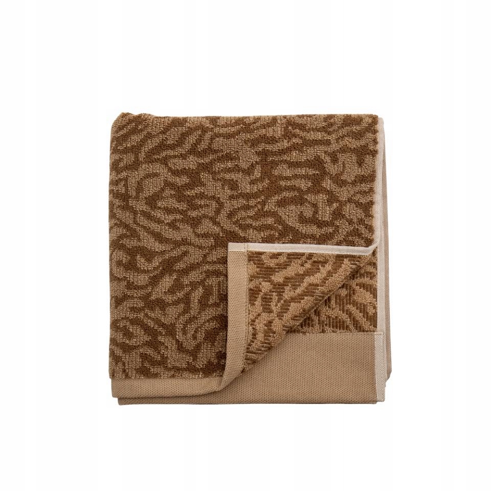 Bloomingville Kaysa Ručník do koupelny 100 x 50 cm Hnědý