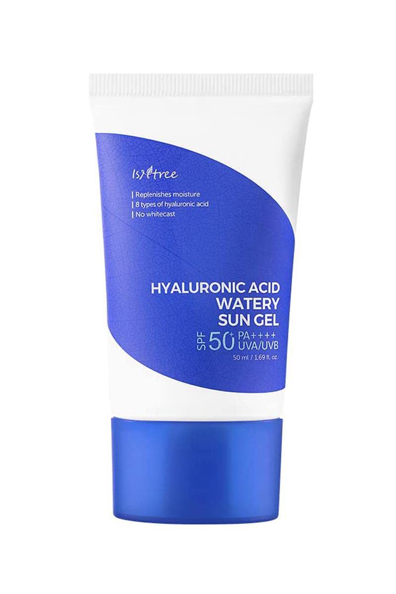 Isntree Hyaluronic Acid Watery Sun Gel 50ML Gel Na Ochranu Před Sluncem Na Obličej S Kyselinou Hyaluronovou