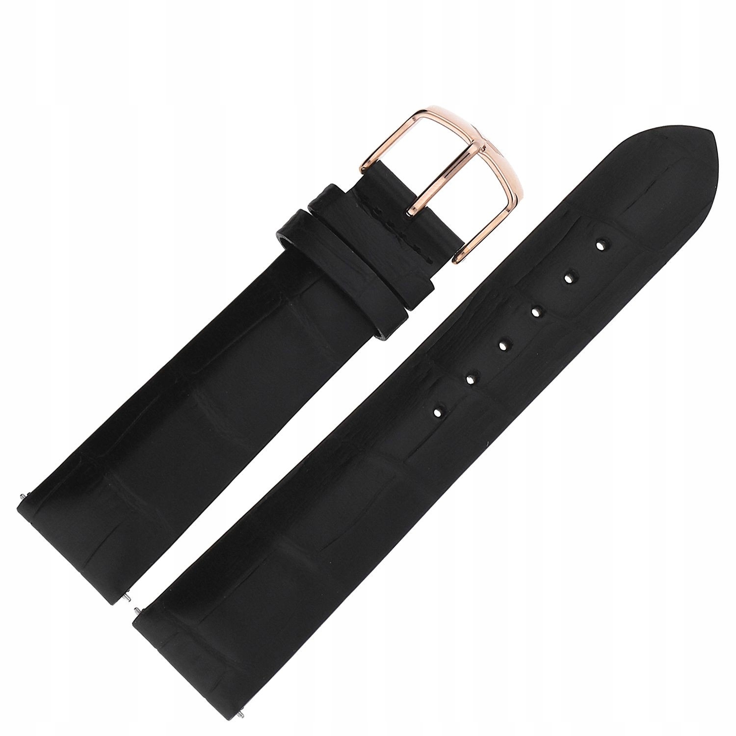 Pásek Undine Kůže (B568) černý croco růžový