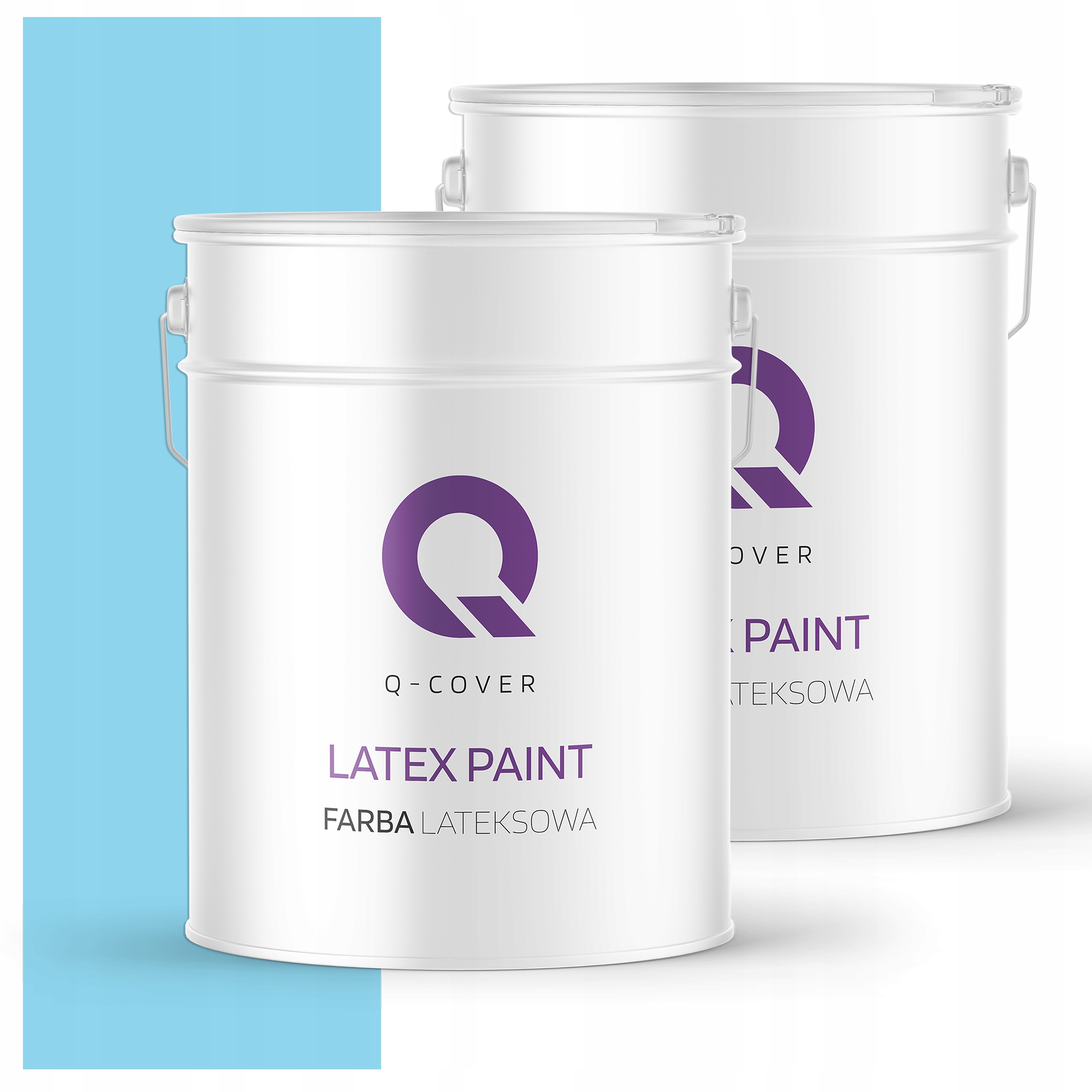 Latexová farba na interiér steny Stropy 10L Hlboká matná svetlomodrá