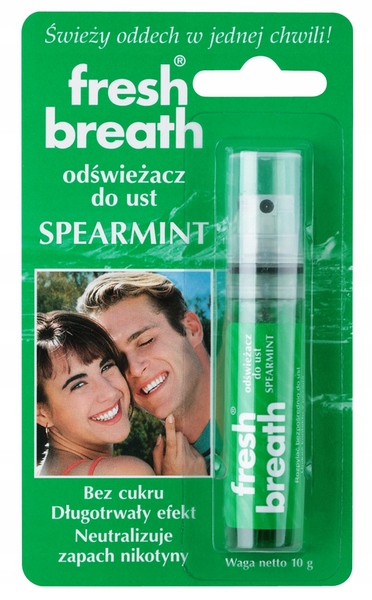

Fresh Breath odświeżacz do ust spearmint bez cukru