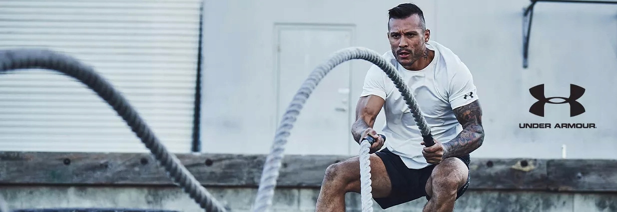 UNDER ARMOUR UA Rush Emboss SS T-Shirt koszulka treningowa M Materiał dominujący poliester