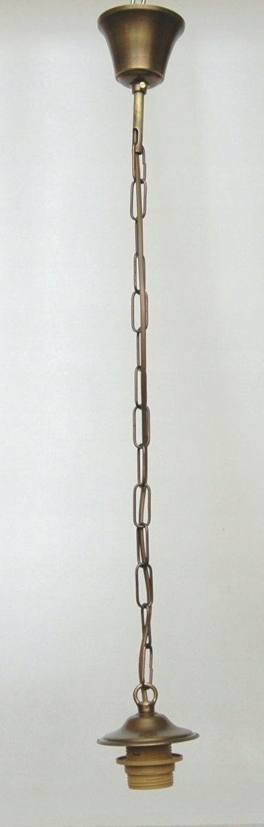 Lampa zawiesie mosiężne, zwis do klosza, lampa