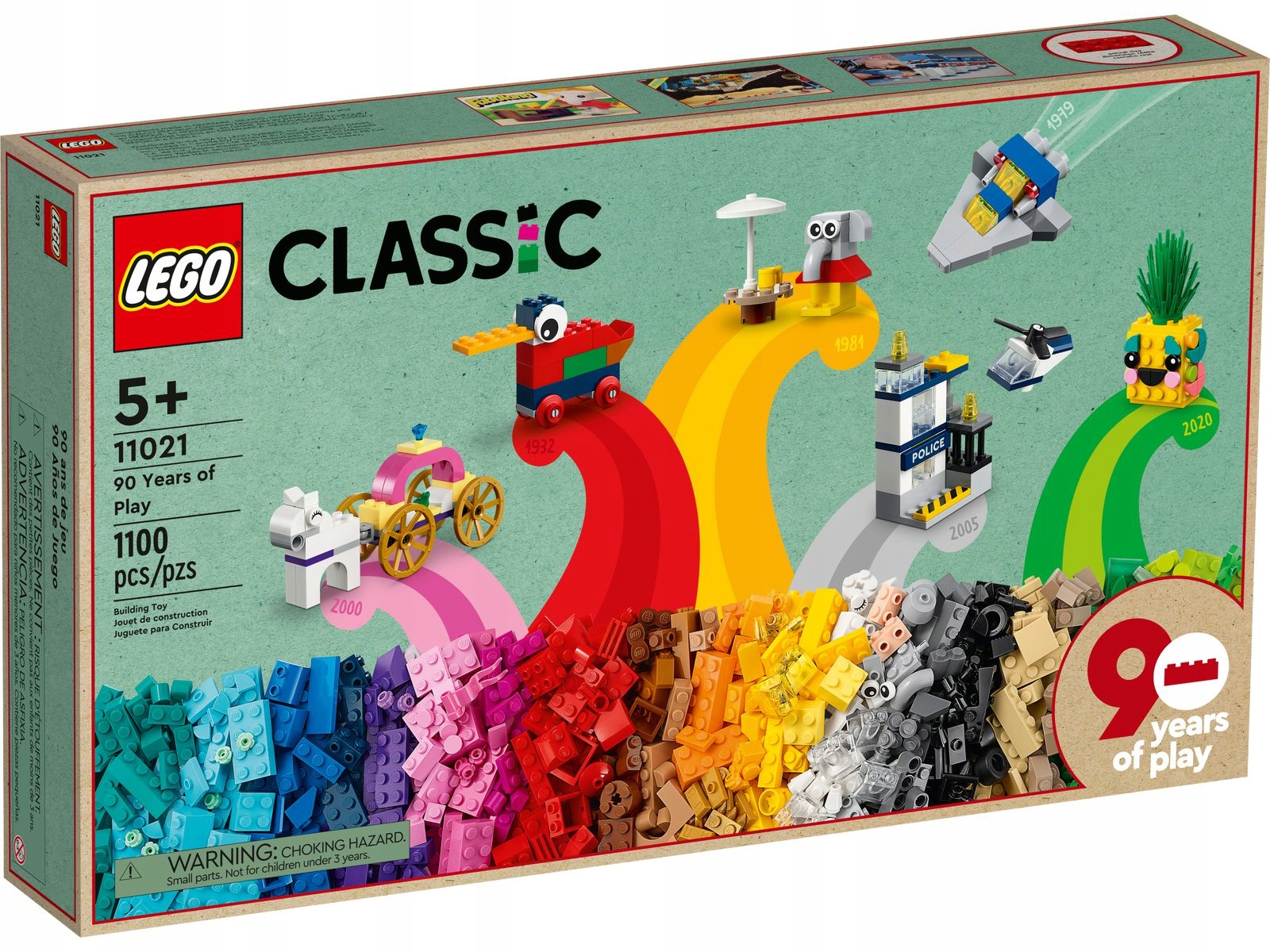 Lego 11021 Classic 90 lat zabawy