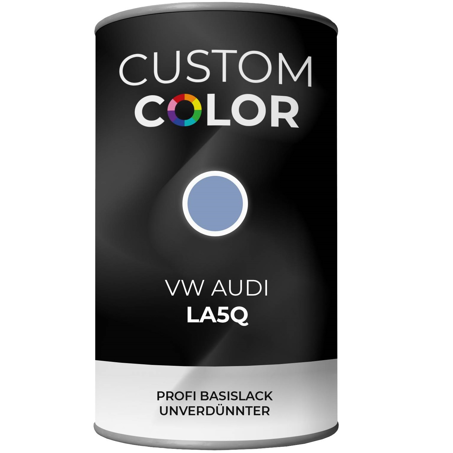 Custom Color Výkonný základní lak 1:1 Audi Volkswagen Vw LA5Q 1L