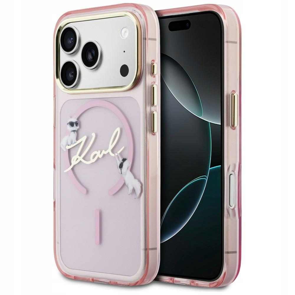 Pouzdro Pro Iphone 17 Pro Karl Lagerfeld CHOUPEtteS Script Logo Magsafe