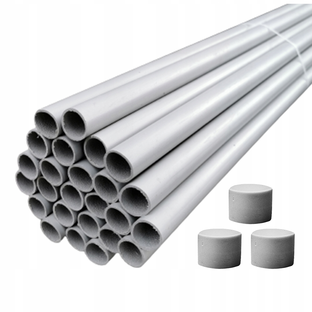 Korek 500 sztuk Rurka dystansowa 22/25 (50mb) do szalunków Zestaw