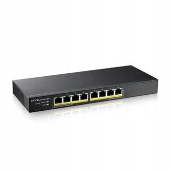 Zyxel GS1915-8EP, 8-port GbE PoE Smart hybrid mode Switch, standalone or Ne