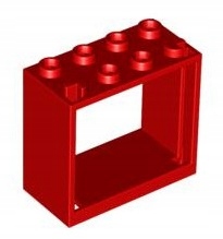 

Lego Rama/Okno 2x4x3 Czerwone (60598/4528164)
