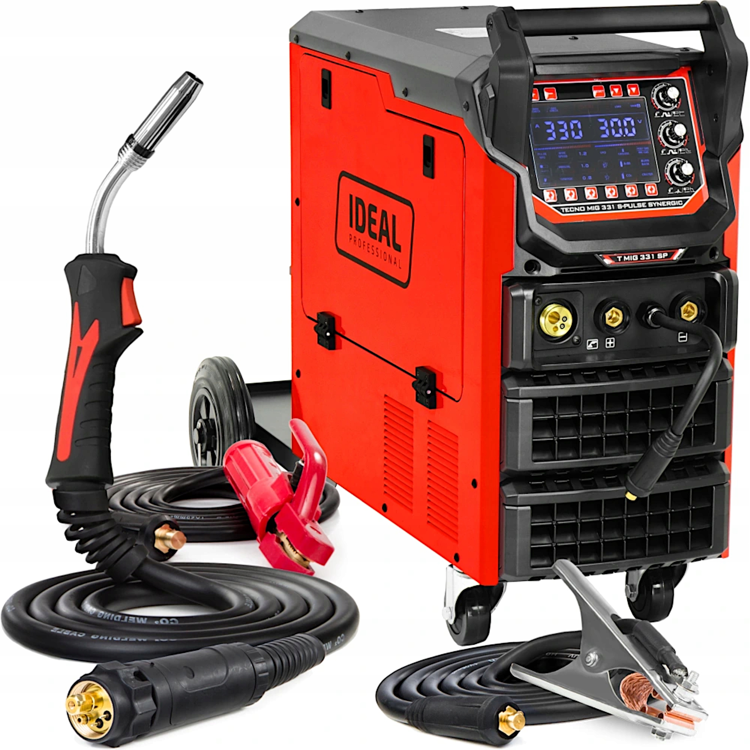 Poloautomatický Svařovací Stroj Ideal Tecno Mig 331 S-pulse Synergic 330A 400V