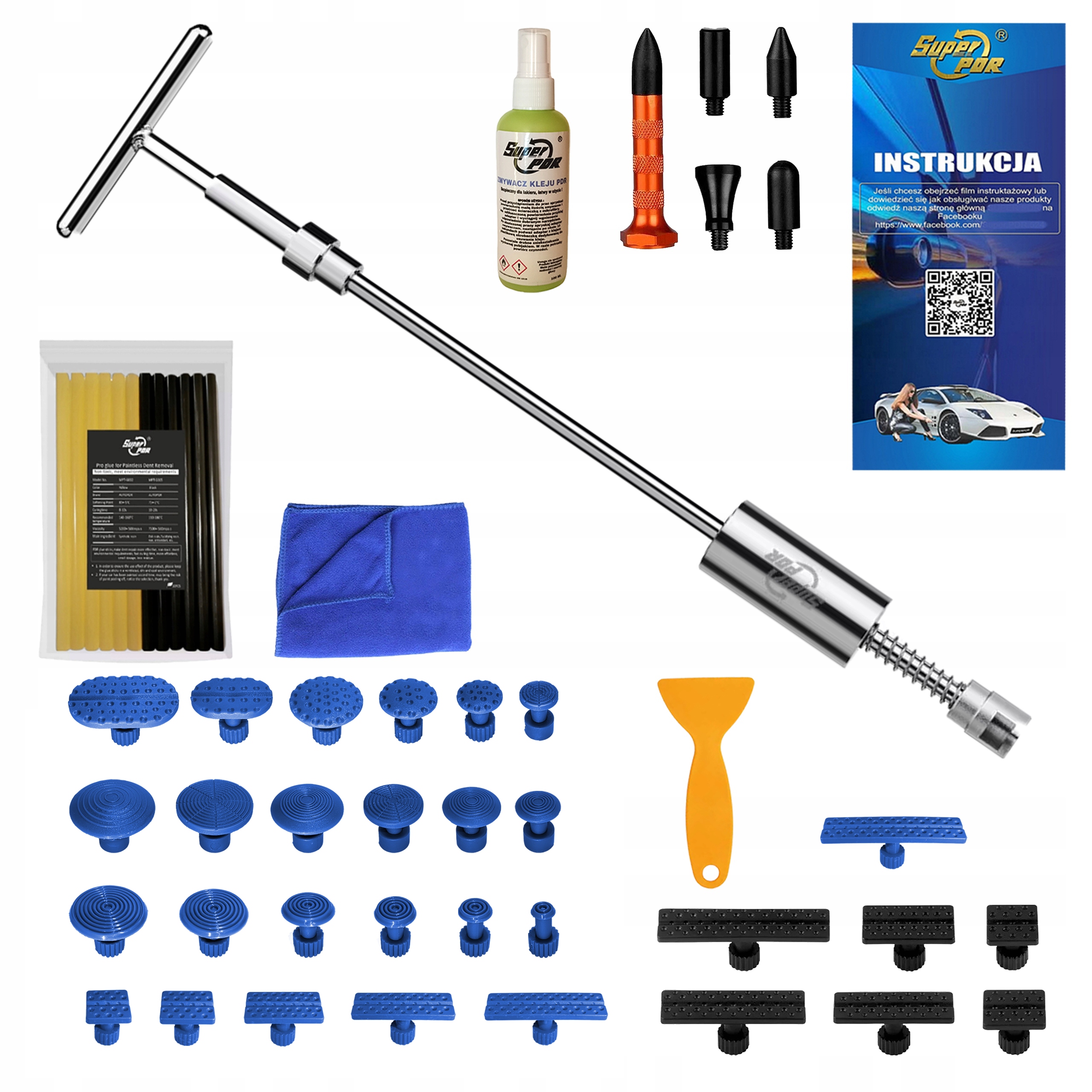 Sada Pdr Vytahování promáčklin karoserie