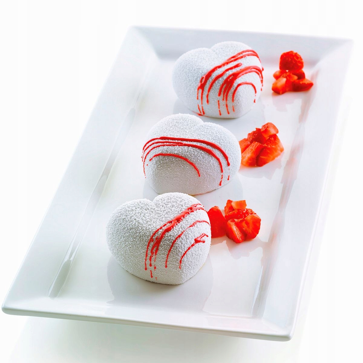 Forma silikonowa 3D Silikomart CUORICINO x 8 Serce Marka Silikomart