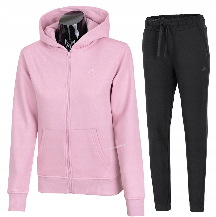 4F Damski Dres Bawełna Komplet Bluza Spodnie rozm L