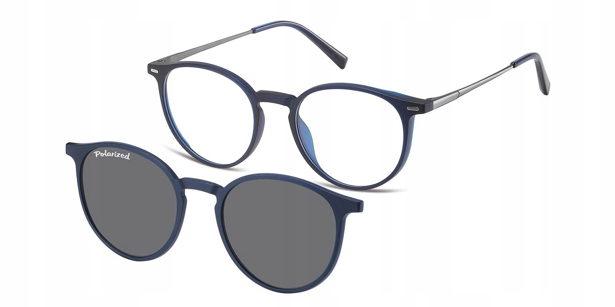 Okulary Oprawki Zerówki Clip On Nakładki Przeciwsłoneczne UV400 Polaryzacja