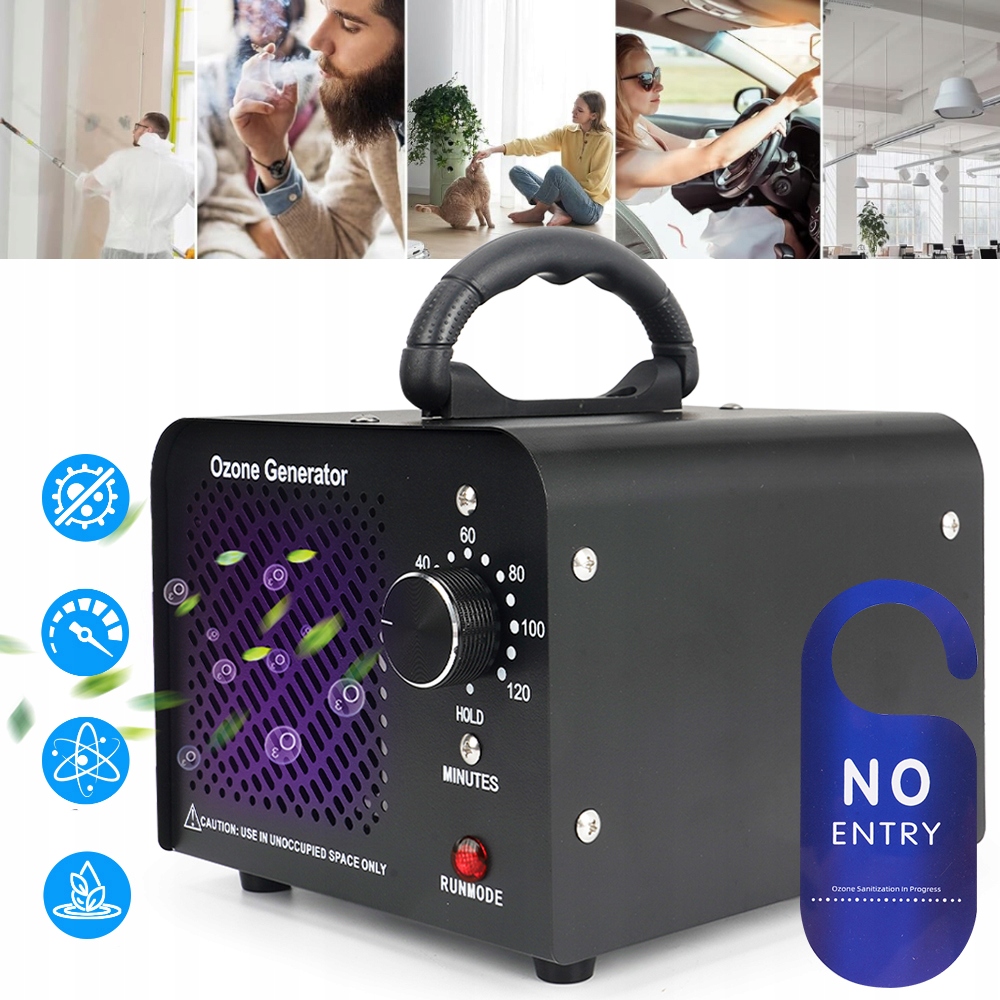 30,000 Mg/h Generátor Ozonu S Časovačem 120 Minut Pro Kanceláře Hotelů Lodí